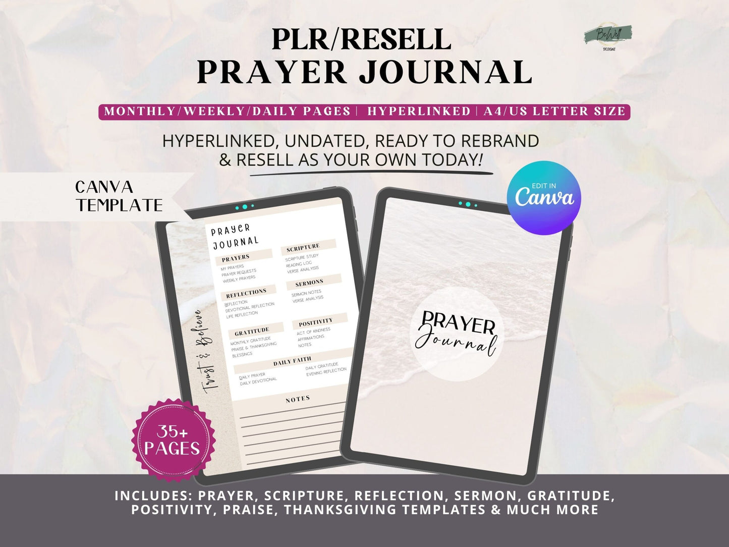 PLR Prayer Journal