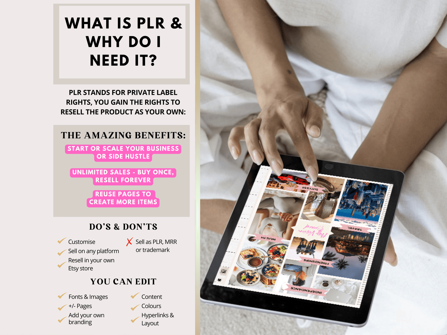 PLR ADHD Digital Planner