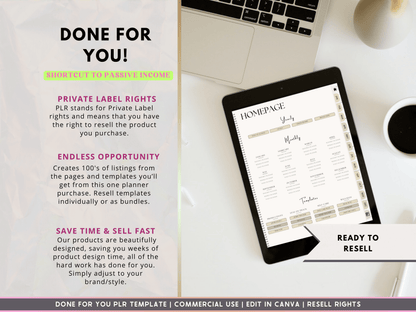 Becoming That Girl Digital PLR Planner