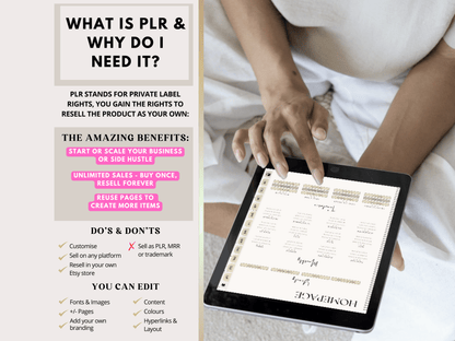 Becoming That Girl Digital PLR Planner