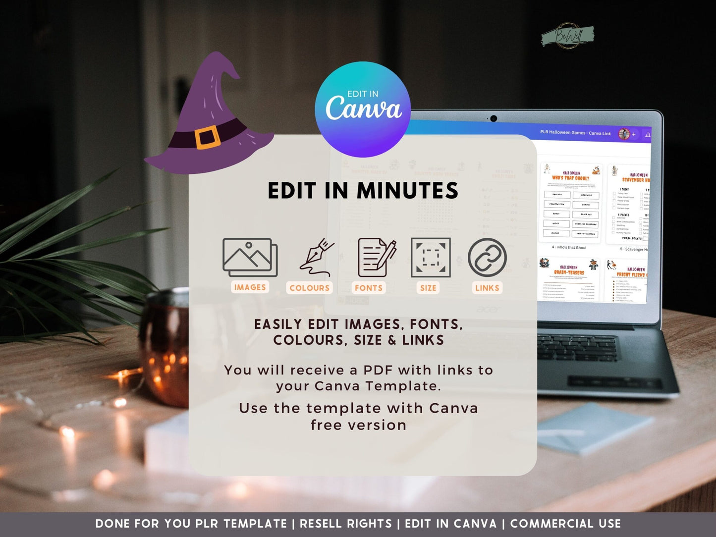 PLR Halloween Printable Party Games