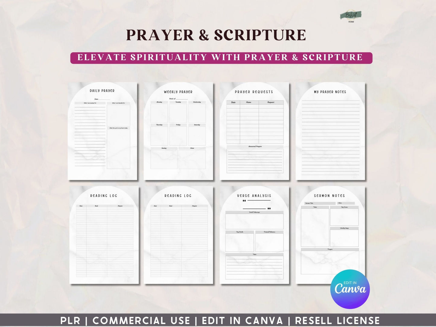 PLR Spiritual Prayer Journal