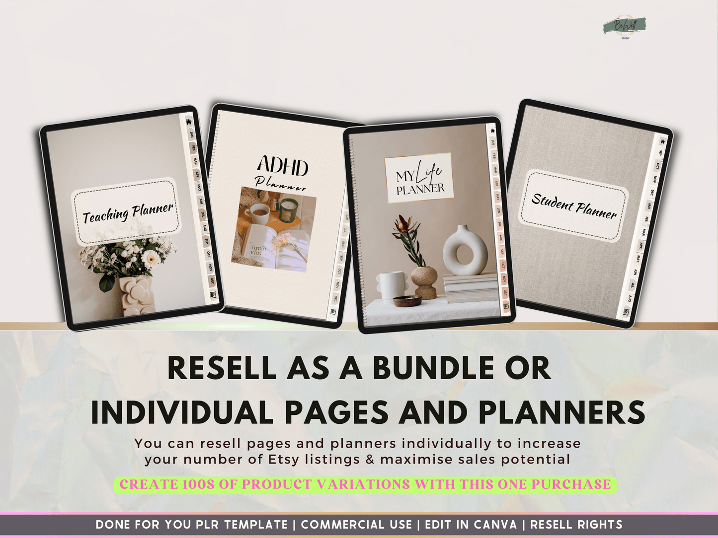 PLR Digital Planner Bundle