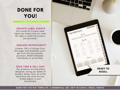 Becoming That Girl PLR Digital Planner