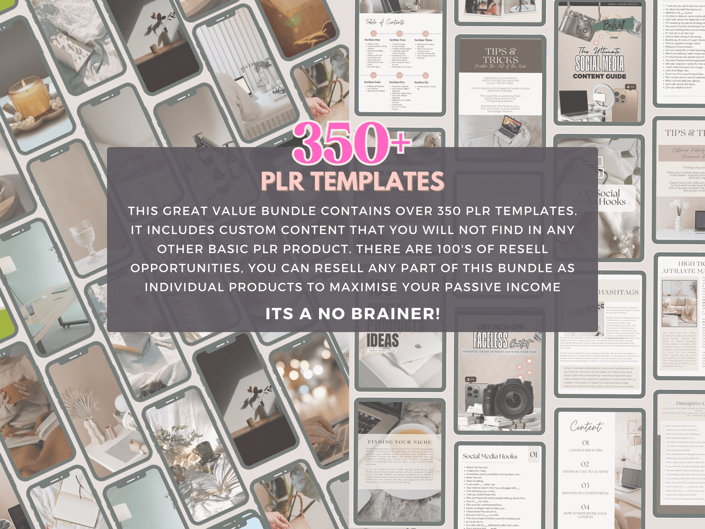 PLR Faceless Content Bundle