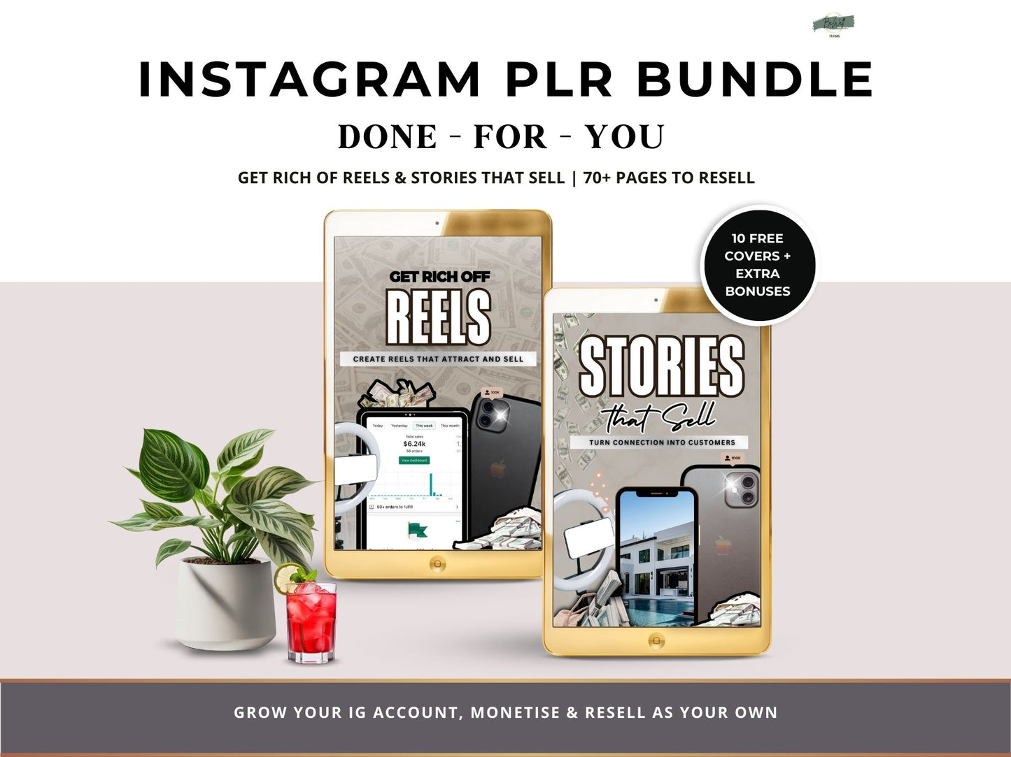 PLR Instagram Growth Bundle