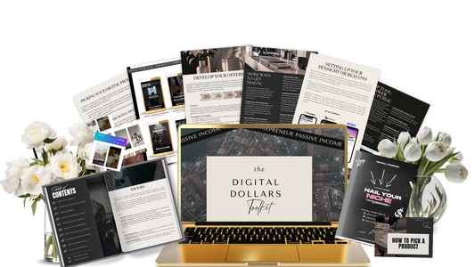 Digital Dollars Toolkit - Ultimate Digital Product Starter Kit product mockup