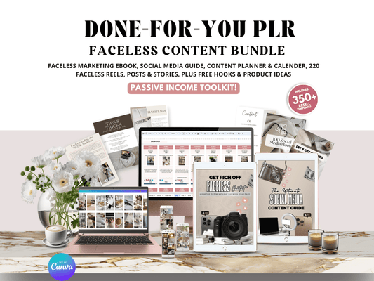 PLR Faceless Content Bundle