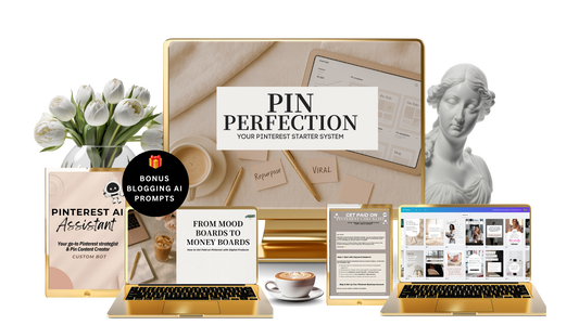 PIN PERFECTION: Your Pinterest Starter Kit product mockup