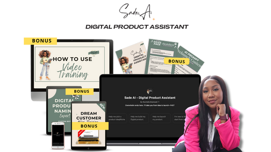 SADE AI. DIGITAL PRODUCT ASSISTANT product mockup