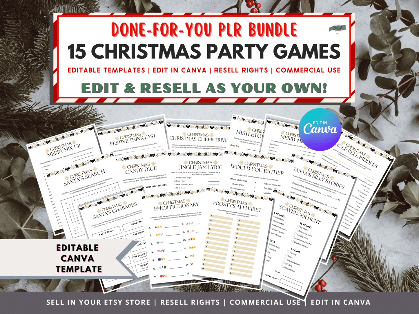 PLR Christmas Party Games